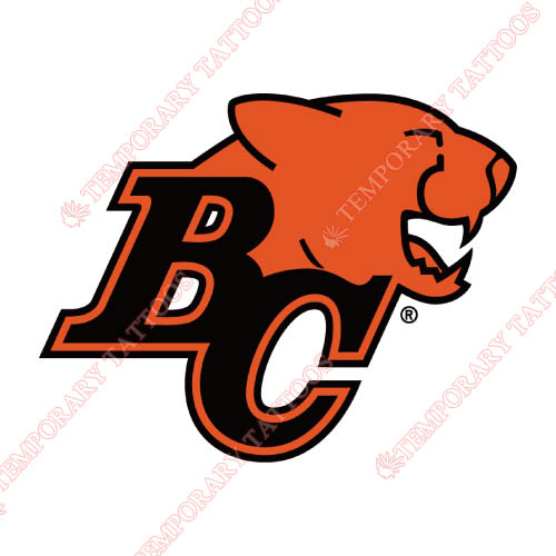 BC Lions Customize Temporary Tattoos Stickers NO.7571
